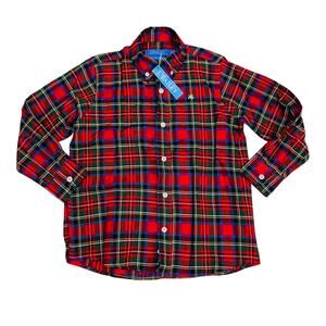 NWT J. Bailey Size 12 Wales Plaid Button Down